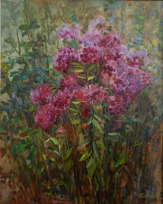 Увеличить изображение? картина флоксы в моем саду