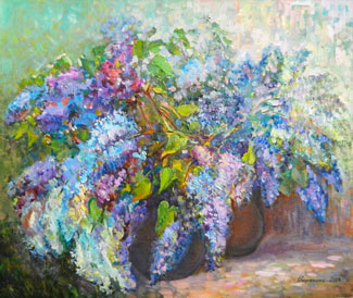 Увеличить изображение? картина сиреневое чудо