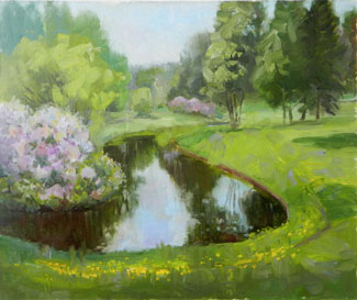 Увеличить изображение? картина Сирень в Павловском парке