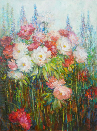 Увеличить изображение? картина Пионы