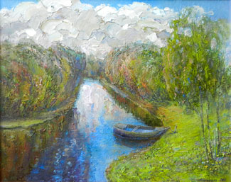 Увеличить изображение? картина Облачно