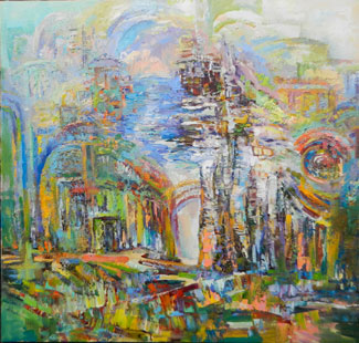 Увеличить изображение? картина Древний город