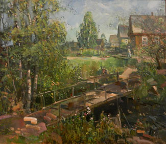 Увеличить изображение? картина Мостик в д. Ванское