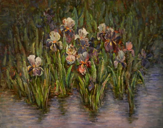 Увеличить изображение? картина Ирисы