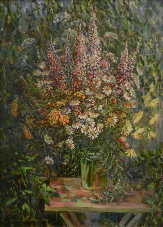 Увеличить изображение? картина Полевые цветы