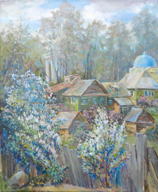 Увеличить изображение? картина Валдайский дворик