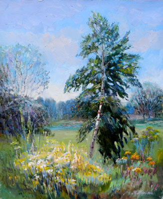 Увеличить изображение? картина Березонька