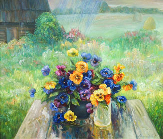 Увеличить изображение? продажа живописи после дождя