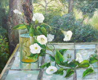 Увеличить изображение? купить картину в интернете белые вьюнки